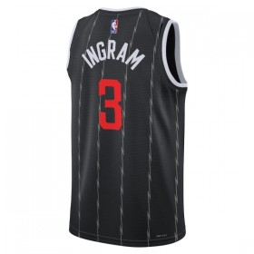Män Toronto Raptors Tröja Brandon Ingram Nike 2025-26 City Edition Svart Swingman
